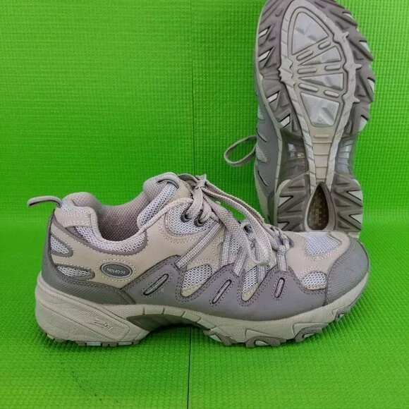 ✅Nevados V7002WWSLV Low-Top Gray/Blue Lace up Hiking Shoes Women's Size US 9.5 - Picture 8 of 16